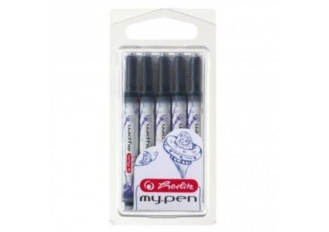Naboje do pióra My.pen niebieskie, HERLITZ