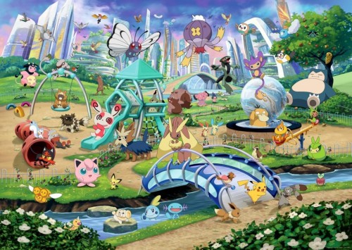 Puzzle 2D 1000 Pokemon, Ravensburger