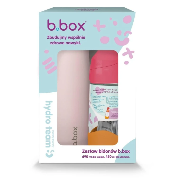 Butelka termiczna 690ml + butelka ze słomką 450m