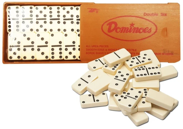 Domino kościane w plastikowym pudełeczku, Trifox
