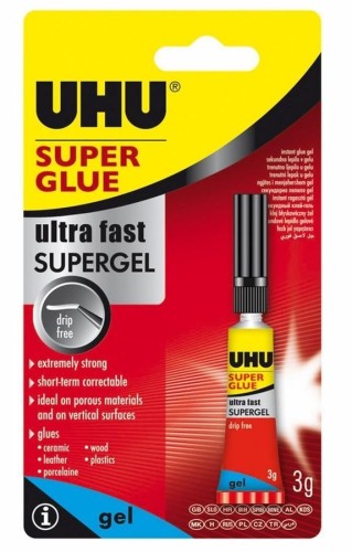 Klej Super Glue Gel 3g UHU, UHU