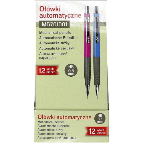 Ołówek automatyczny HB 0,5mm (12szt), Titanum
