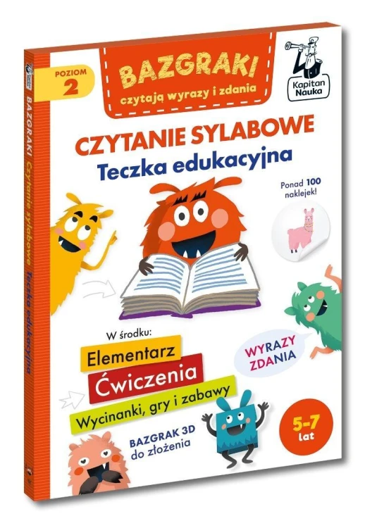 Kapitan Nauka. Bazgraki czytają wyrazy i zdania