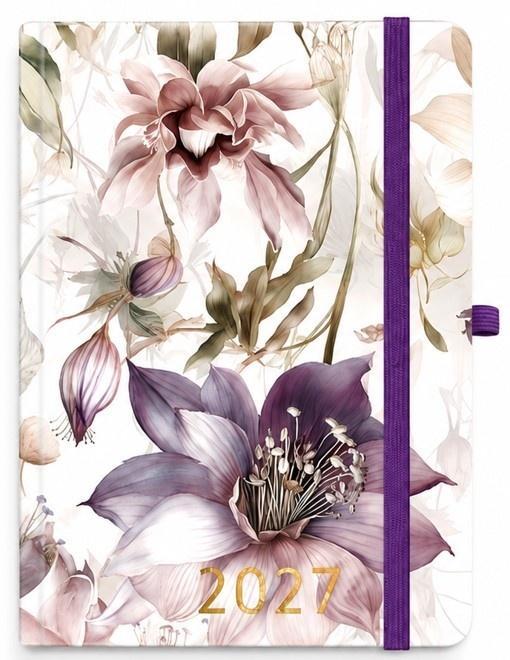 Kalendarz 2027 Botanical A5 dzienny irys