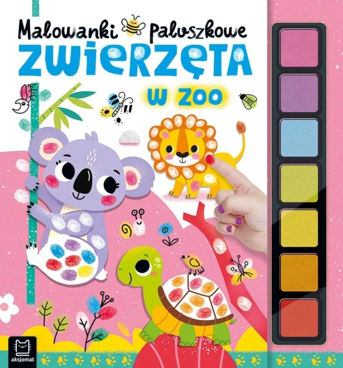 Malowanki paluszkowe. Zwierzęta w zoo