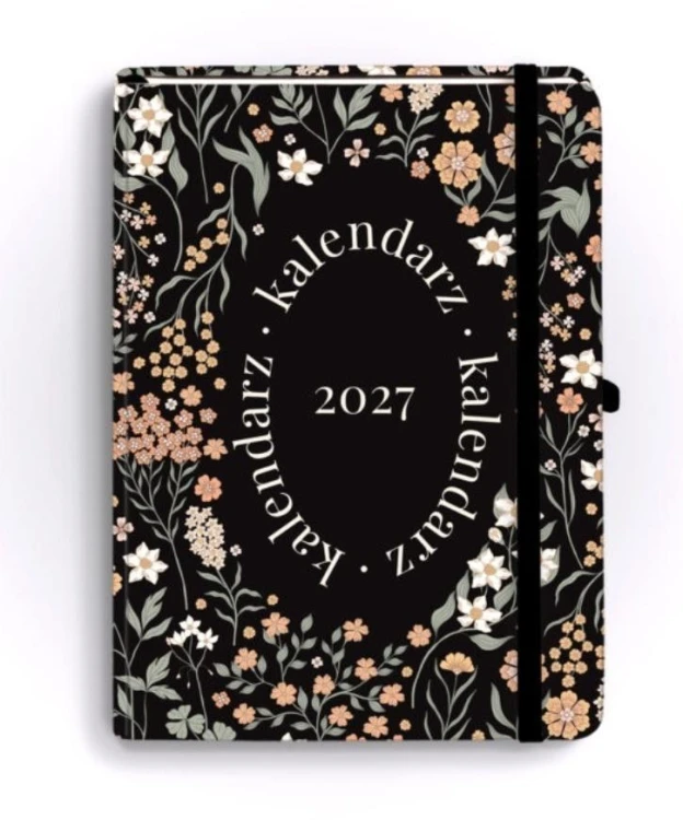 Kalendarz 2027 Botanical B6 dzienny bukiet