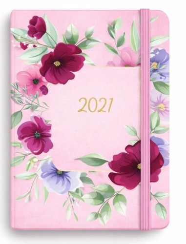 Kalendarz 2027 Botanical B6 tygodniowy azalia roż