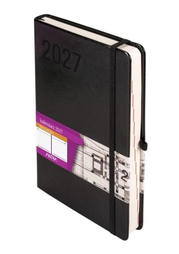Kalendarz 2027 Formalizm A5 dzienny czarny