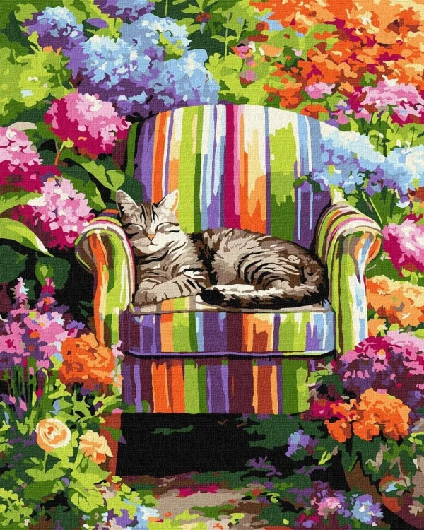 Malowanie po numerach - Przytulność... 40x50cm