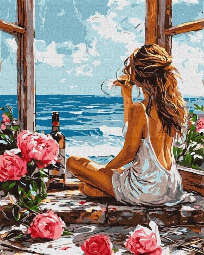 Malowanie po numerach - Poranek marzeń 40x50cm