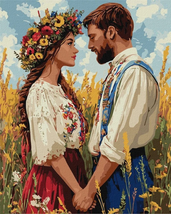 Malowanie po numerach - Niezłomne... 40x50cm