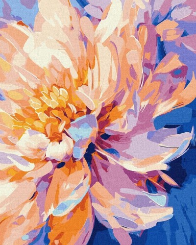 Malowanie po numerach - Symfonia płatków 40x50cm