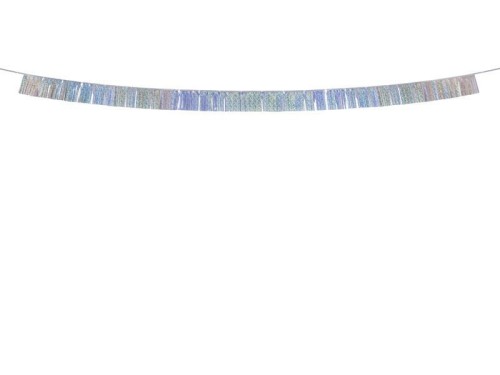 Girlanda foliowa frędzle holograficzny 300x12,5cm