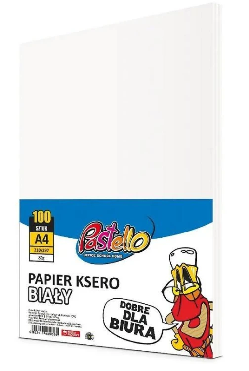 Papier ksero A4 80g 100 arkuszy biały