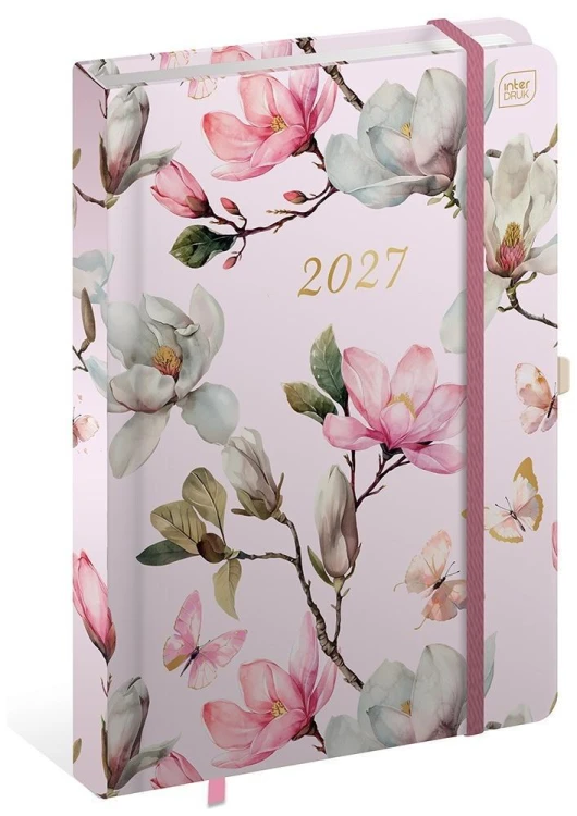 Kalendarz 2027 B5/192 Metallic Magnolia