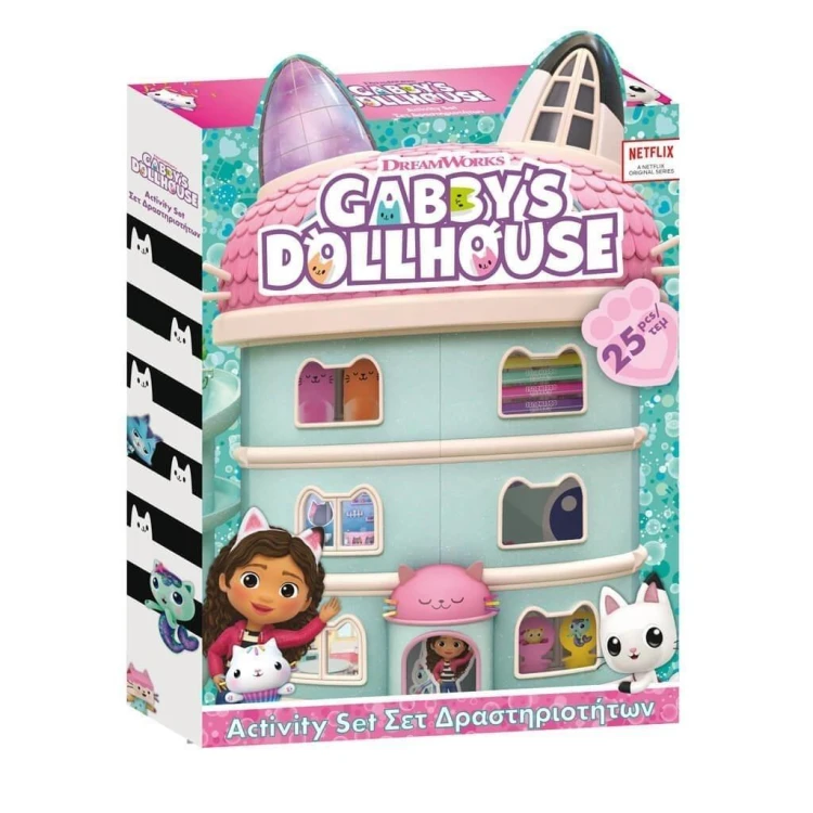 Domek z przyborami Koci Domek Gabi 25el, Diakakis