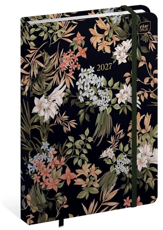 Kalendarz 2027 B6/192 Metallic Bloom