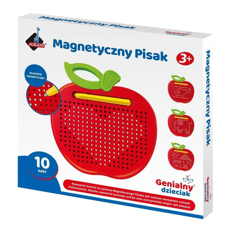 Genialny dzieciak Magnetyczny pisak tablica jabłko