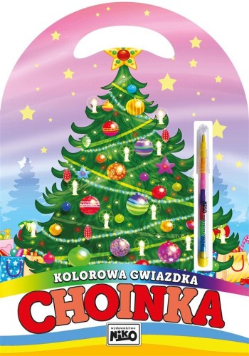 Kolorowa gwiazdka. Choinka, Krzysztof Kopeć