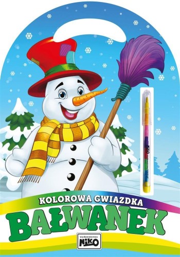 Kolorowa gwiazdka. Bałwanek, Krzysztof Kopeć