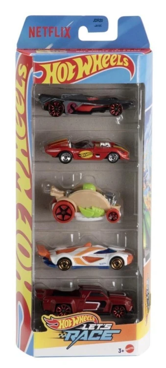 Hot Wheels Let's Race Na start! Samochodziki 5-pak