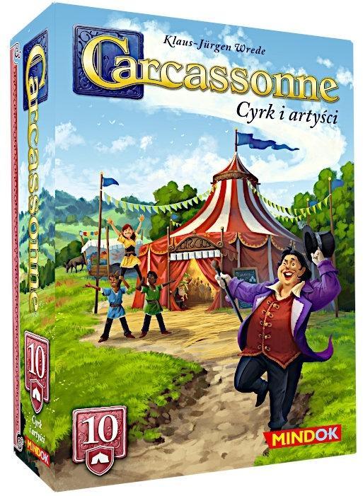 Carcassonne 10 Cyrk i Artyści Edycja 3