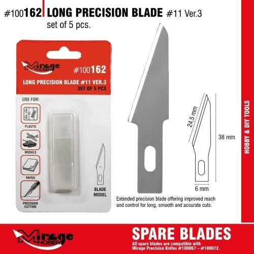 Ostrza Long Precision Blade 5szt
