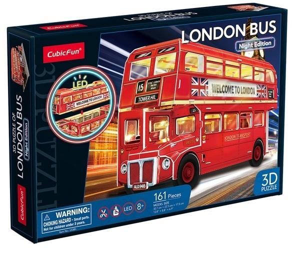 Puzzle 3D Londyński autobus, Cubic Fun