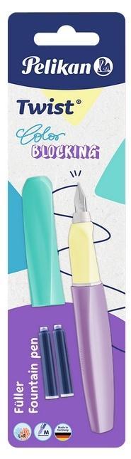Pióro wieczne Twist Color Blocking pastel + naboje