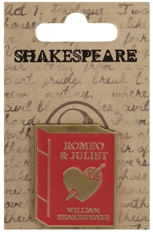 Szekspir Przypinka metalowa - Romeo i Julia
