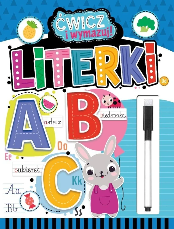 Ćwicz i wymazuj! Literki + flamaster
