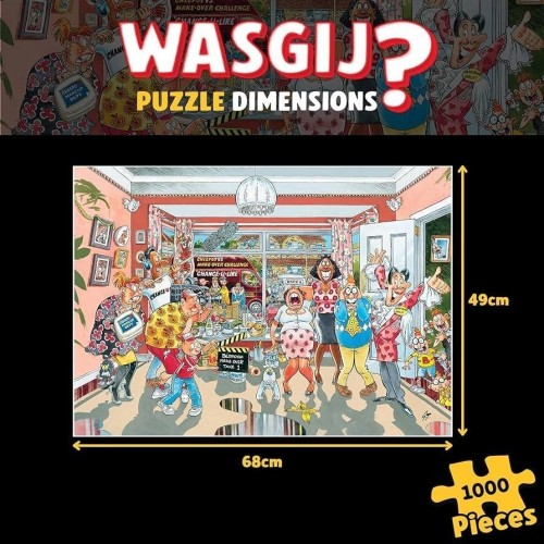 Puzzle 1000 Wasgij Jumbo Retro metamorfoza