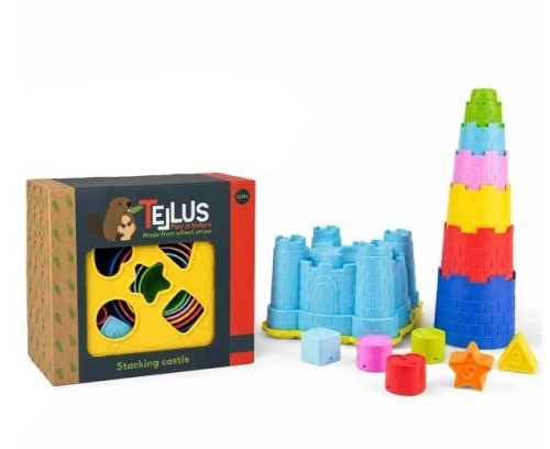 Eko-klocki 2w1 Piramida i foremki, Robe
