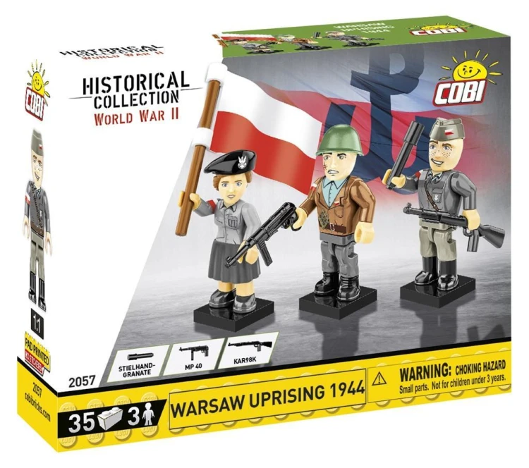 Powstanie Warszawskie 1944 - 3 Figurki, Cobi