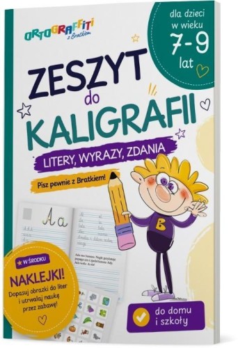 Zeszyt do kaligrafii. Litery, wyrazy, zdania