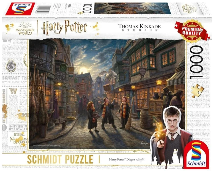 Puzzle PQ 1000 Thomas kinkade Harry Potter Ulica