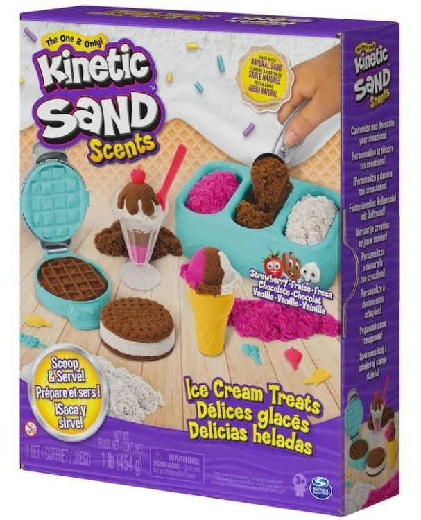 Kinetic Sand Lodowe specjały 454g, Spin Master