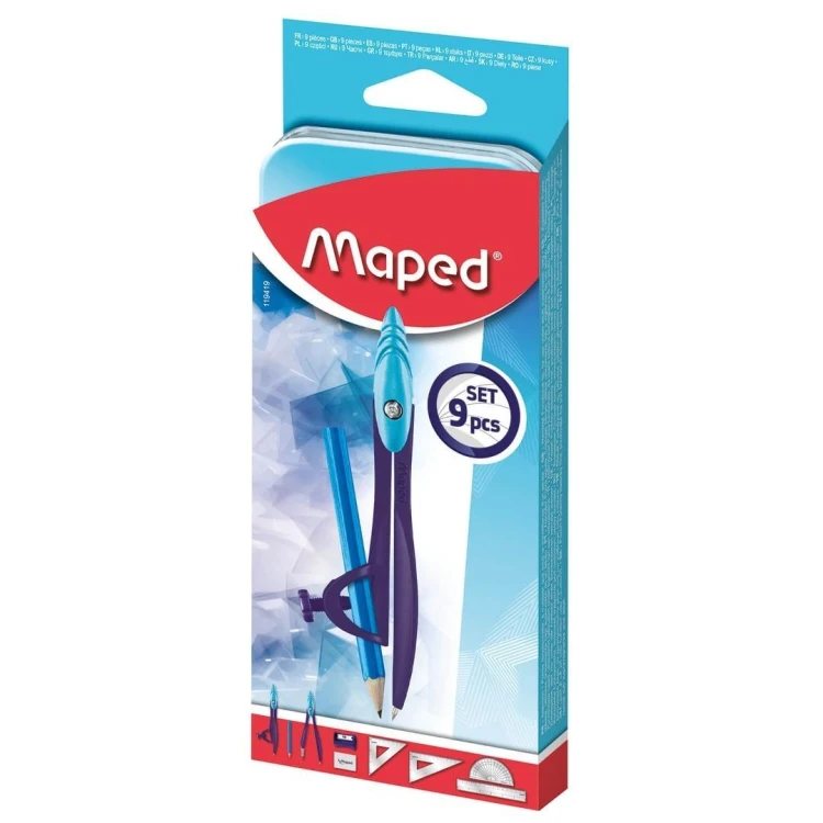 Zestaw geometryczny Arctic 9el MAPED, Maped