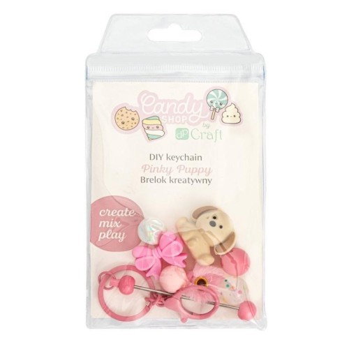 Brelok Kreatywny Pinky Puppy, Dalprint dpCraft