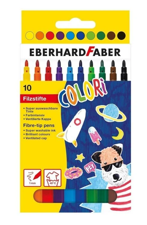 Flamastry Colori 10 kolorów, Eberhard Faber