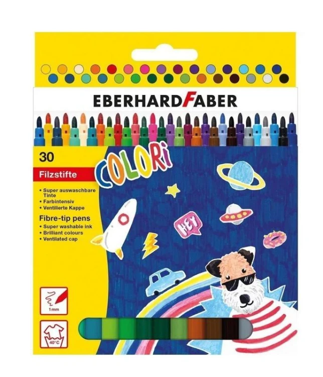 Flamastry Colori 30 kolorów, Eberhard Faber