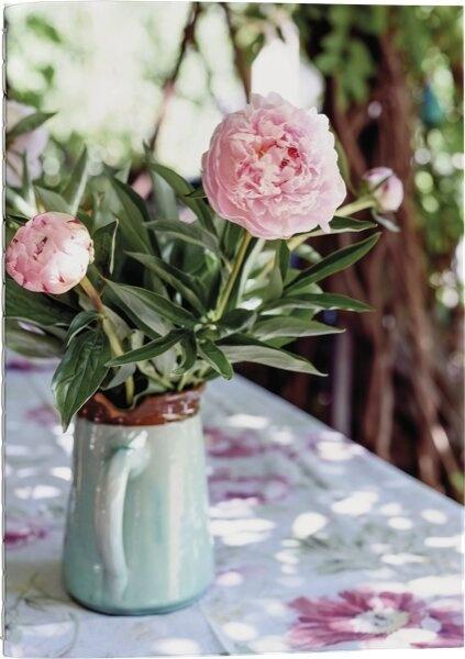Notatnik B6 gładki Piwonie, Skona Ting