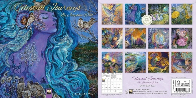 Kalendarz 2027 mini Celestial Journeys Josephin