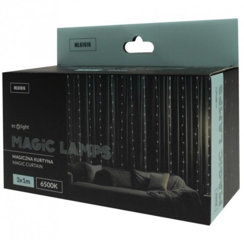 Magiczna kurtyna 200led 3mx1m 6500K DC5V