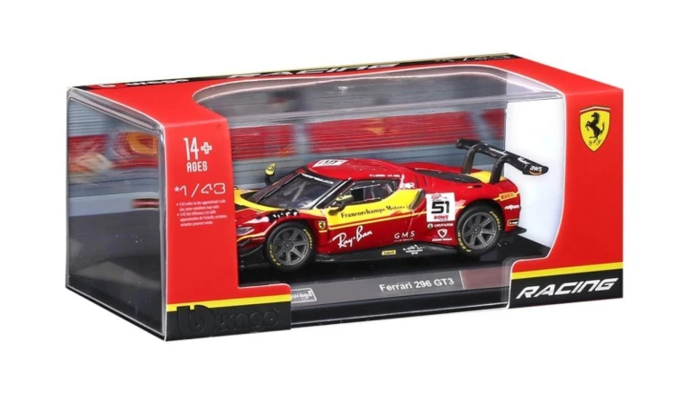 Ferrari Racing (With Plastic Stand&Hard Case 1:43
