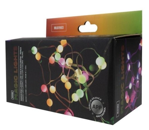 Magiczne lampki 100 led 1mln kolorów Perła 10m 5V