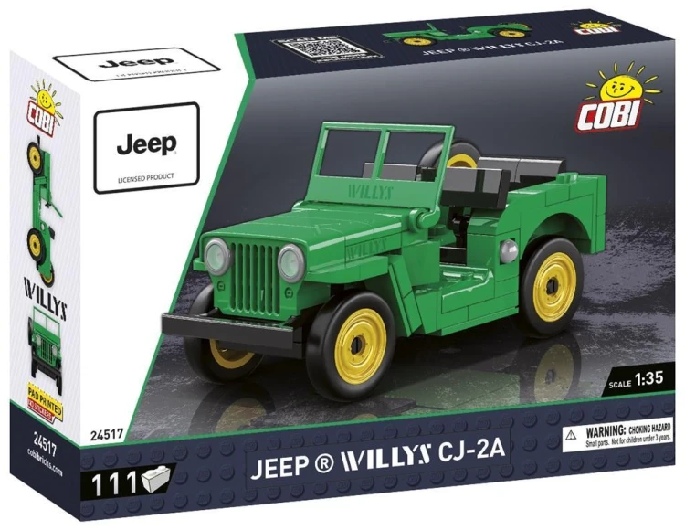 Jeep Willys CJ-2A zielony, Cobi