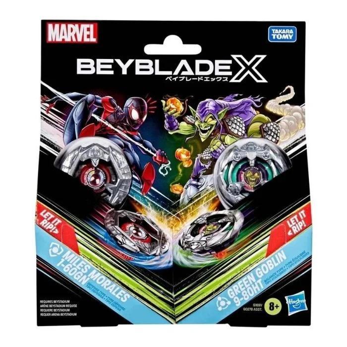Beyblade X Marvel Miles Morales vs Green Goblin