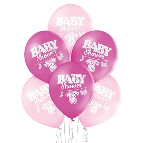 Balony Baby Shower 30cm 6szt