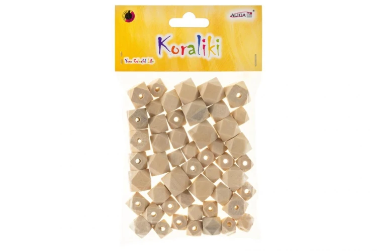 Koraliki drewniane 30szt, Aliga
